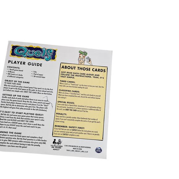 Quelf Adult Party Board Game 3-8 Players Or Teams Obey The Card Rules Funny - Picture 3 of 4